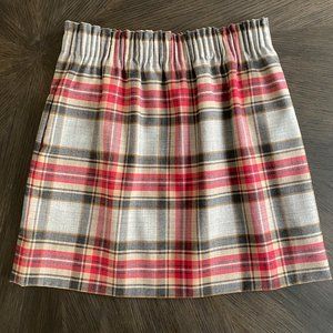 J. Crew Tartan Plaid Mini Skirt
